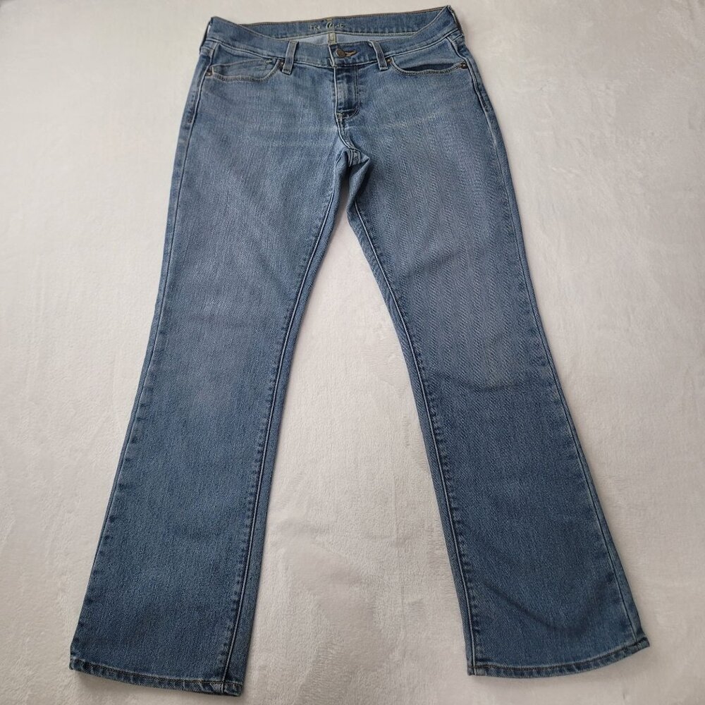 Old Navy The Flirt Women' Blue Medium Wash Bootcut Denim Jean Size 6 Short SP 08
